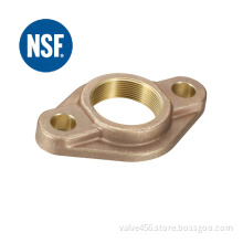 NSF approved lead free bronze or brass water meter flange